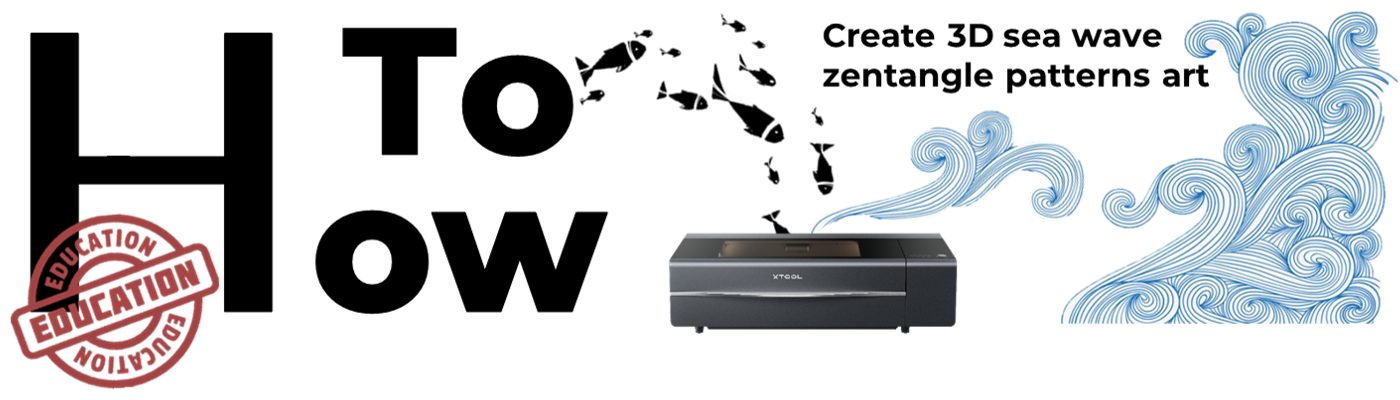 How to create 3Dsea wave zentangle patterns art How to create 3Dsea wave zentangle patterns art