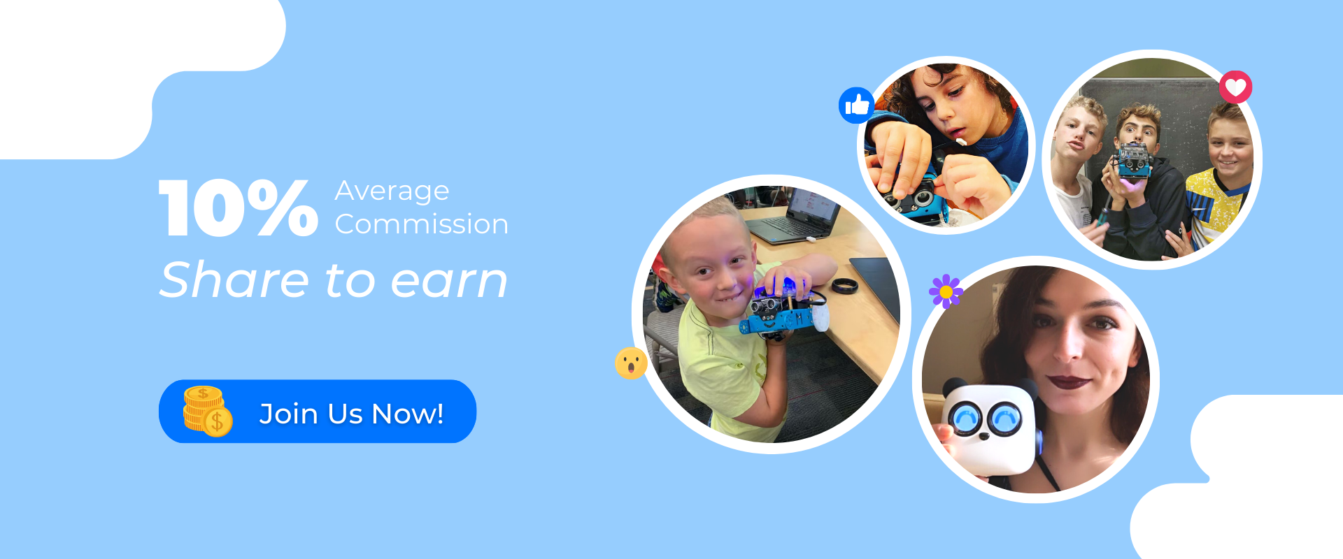 Join Makeblock Affiliate Program now! Join Makeblock Affiliate Program now!