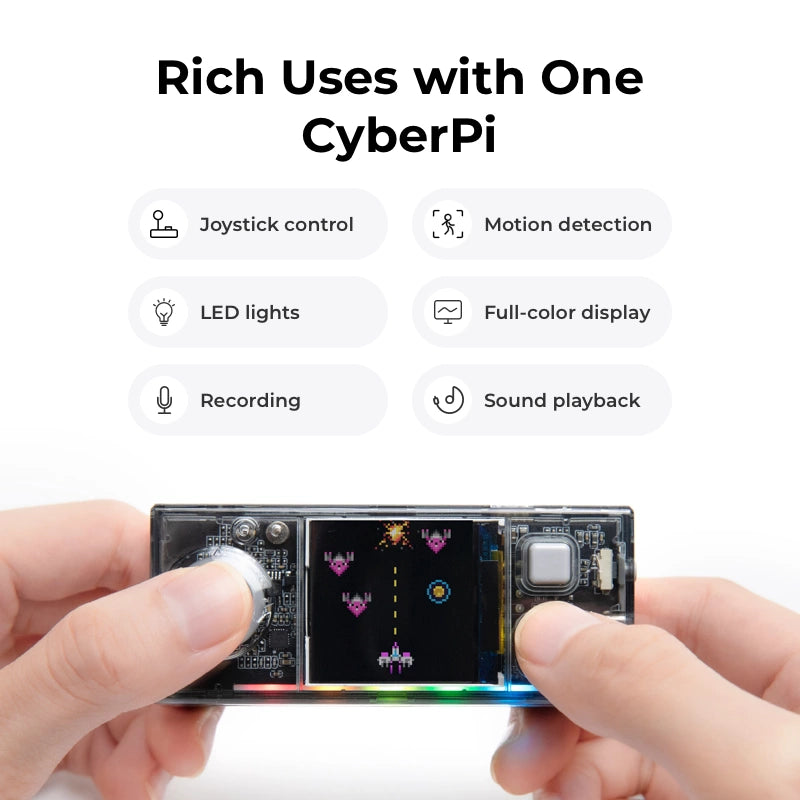 Makeblock CyberPi: Educational Electronics Kits for Beginners to Learn Programming
